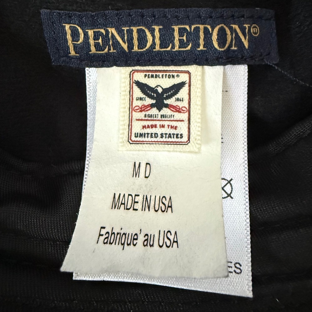 Pendleton Wool 5 Panel Camper Hat Green Black Buf… - image 6